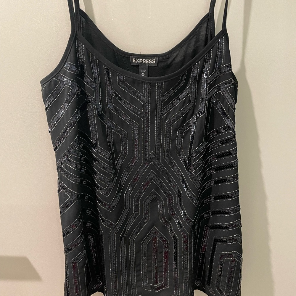 sequin tank